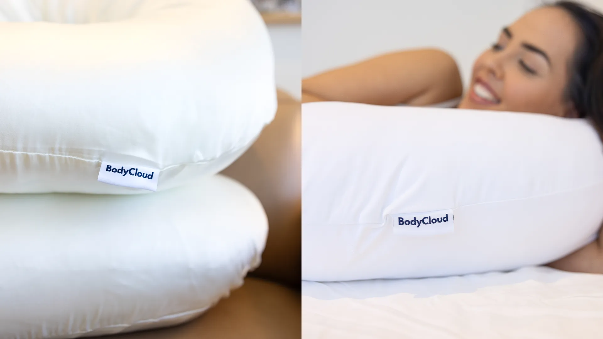 BodyCloud photo of Mulberry Silk Pillowcase and Cooling Nylon Pillowcase.