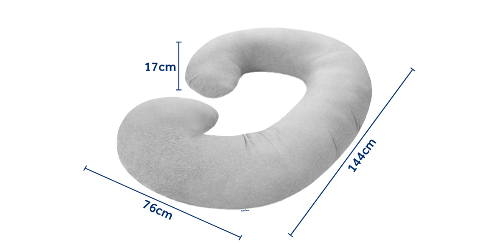 BodyCloud Pregnancy Pillow Dimensions.